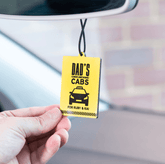 Oakdene Designs Keepsakes & Tokens Personalised 'Dad's Cabs' Hanging Car Decoration